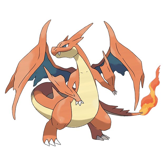 charizard pokemon (creature) no humans solo open mouth blue fire fire claws  illustration images