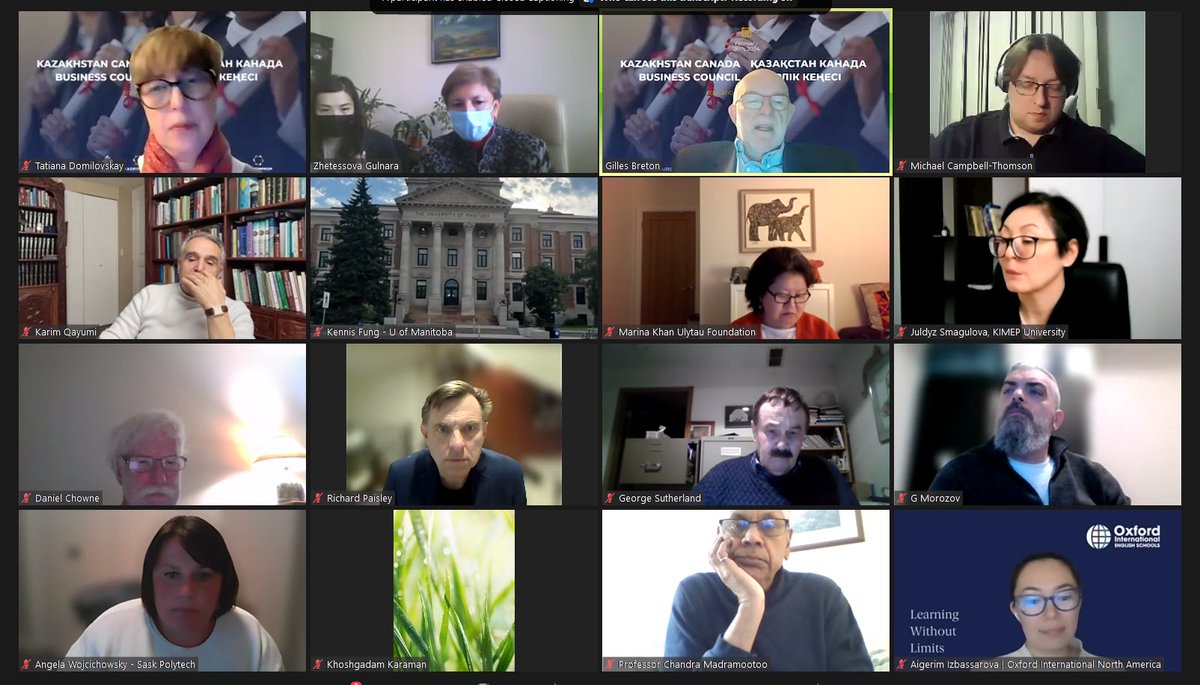 KZEmbassyCA's tweet image. 🔹 The #KCBC Education Working Group webinar👨🏻‍💻 (Feb. 27, 2024) successfully fostered bilateral🇰🇿🇨🇦 coop. in the education sector, focusing on inter-institutional partnerships, capacity building, &amp;amp; technology transfer. Setting the stage for the upcoming Plenary session in Toronto