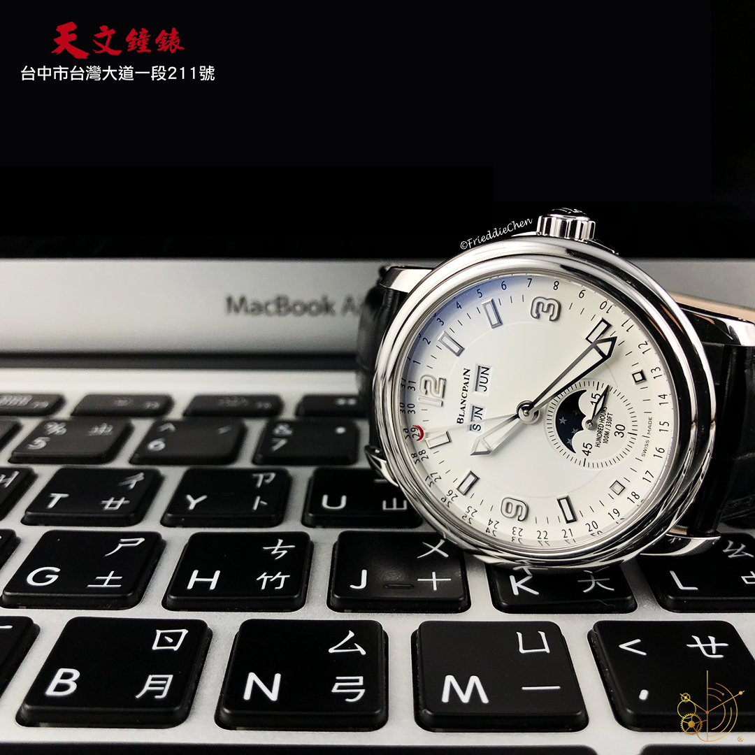 #歷史最悠久 的鐘錶品牌 #Blancpain #寶珀，一直以其精湛的製錶工藝聞名於世。#全日曆 + #月相盈虧，皆可見出寶珀的匠心獨運！
#現貨全系列特別折扣價

天文鐘錶|台灣大道一段211號 +886422256476

#Blancpain1735 #TienWenWatch #TienWen #天文鐘錶  #台中錶店 #鐘錶維修 #手錶保養 #台中天文