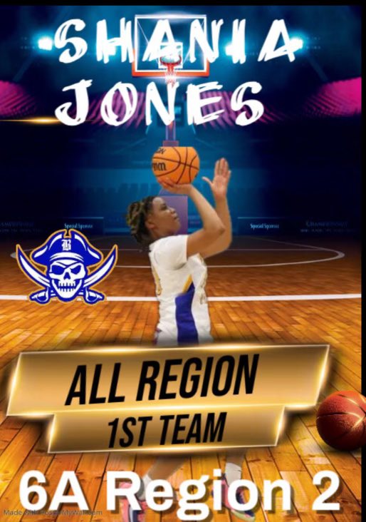 Congratulations to all of our ladies for making the All-Region Team! @shaniaJ_00