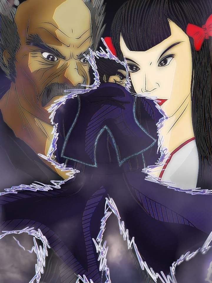 "Hey [reader(s)] I've got something to share and display on here".

As he gradually presented them of the Mishima men.

"1, Heiachi (<a href="/MishimaEstate/">Heihachi Mishima</a>) &amp; Kazumi (<a href="/HachijoDevil/">𝘿𝙚𝙫𝙞𝙡 𝙈𝙖𝙩𝙧𝙞𝙖𝙧𝙘𝙝</a> ) leering towards their son, Kazuya (<a href="/AtrociousDevil/">𝐊𝐚𝐳𝐮𝐲𝐚 𝐌𝐢𝐬𝐡𝐢𝐦𝐚</a> )

(1/2).