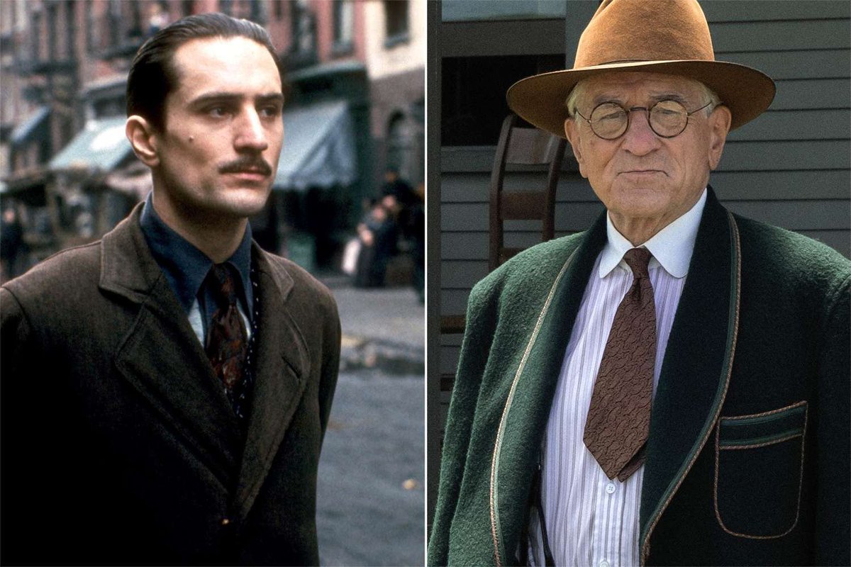 CinemaTweets1's tweet photo. Robert De Niro’s First #Oscar Nomination for the Godfather, Part 2 Came in 1975.

Robert De Niro’s Most Recent #Oscar  Nomination for Killers of the Flower Moon Came in 2024.

De Niro Holds the Record for Longest Period Between One Actor’s First & Most Recent #Oscar Nominations. 

49 Years. Legend.