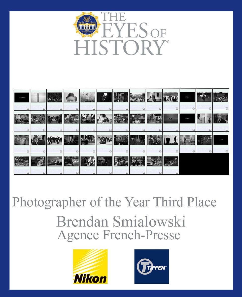 WHNPA (@whnpa) on Twitter photo CONGRATULATIONS to Brendan Smialowski/Agence France-Presse for 3rd place Photographer of the Year! #EyesofHistory2024 #EyesofHistory #WHNPA Special thanks to our sponsors @nikonusa and <a href="/tiffencompany/">Tiffen Company</a>
To see this full portfolio and the other winners: whnpa.org/the-eyes-of-hi… CONGRATULATIONS to Brendan Smialowski/Agence France-Presse for 3rd place Photographer of the Year! #EyesofHistory2024 #EyesofHistory #WHNPA Special thanks to our sponsors @nikonusa and <a href="/tiffencompany/">Tiffen Company</a>
To see this full portfolio and the other winners: whnpa.org/the-eyes-of-hi…