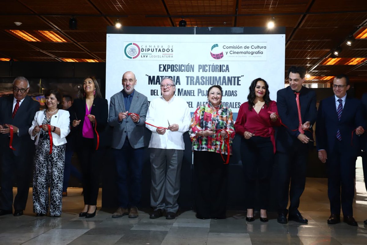 Agradecidos y muy honrados de poder haber inaugurado la exposición "Materia Trashumante" de Manuel Pujol Baladas en el @museolegislativo de la <a href="/Mx_Diputados/">H. Cámara de Diputados</a>.
Estará disponible del 27 de febrero al 7 de marzo.
¡Te esperamos con esta maravillosa obra!
#arte #exposicion #Cultura