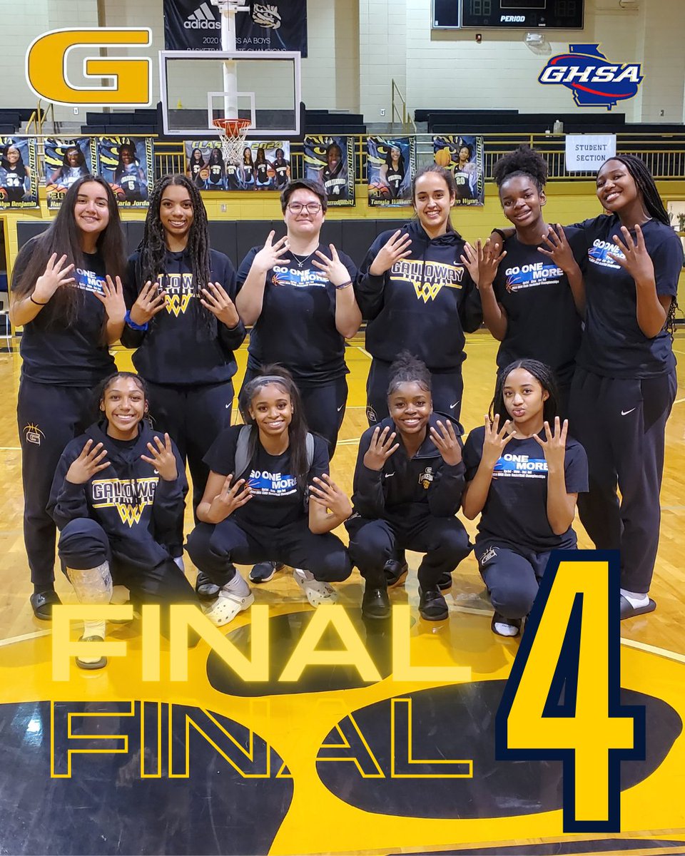 🗣We dancin' again! 💃🏽🎶 #final4 A1 D1 State Tournament Elite 8 Galloway 70 Swainsboro 61