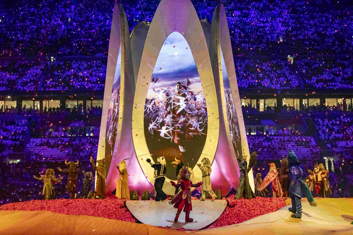 The AFC Asian Cup Qatar 2023 Opening Ceremony was a spectacle like no other! Commissioned by @Katara Studios, @Creative Technology brought an incredible vision to life using ROE Visual's BP2V2. Read our full article here: reurl.cc/prAxl8 Photo Credit: Katara Studios