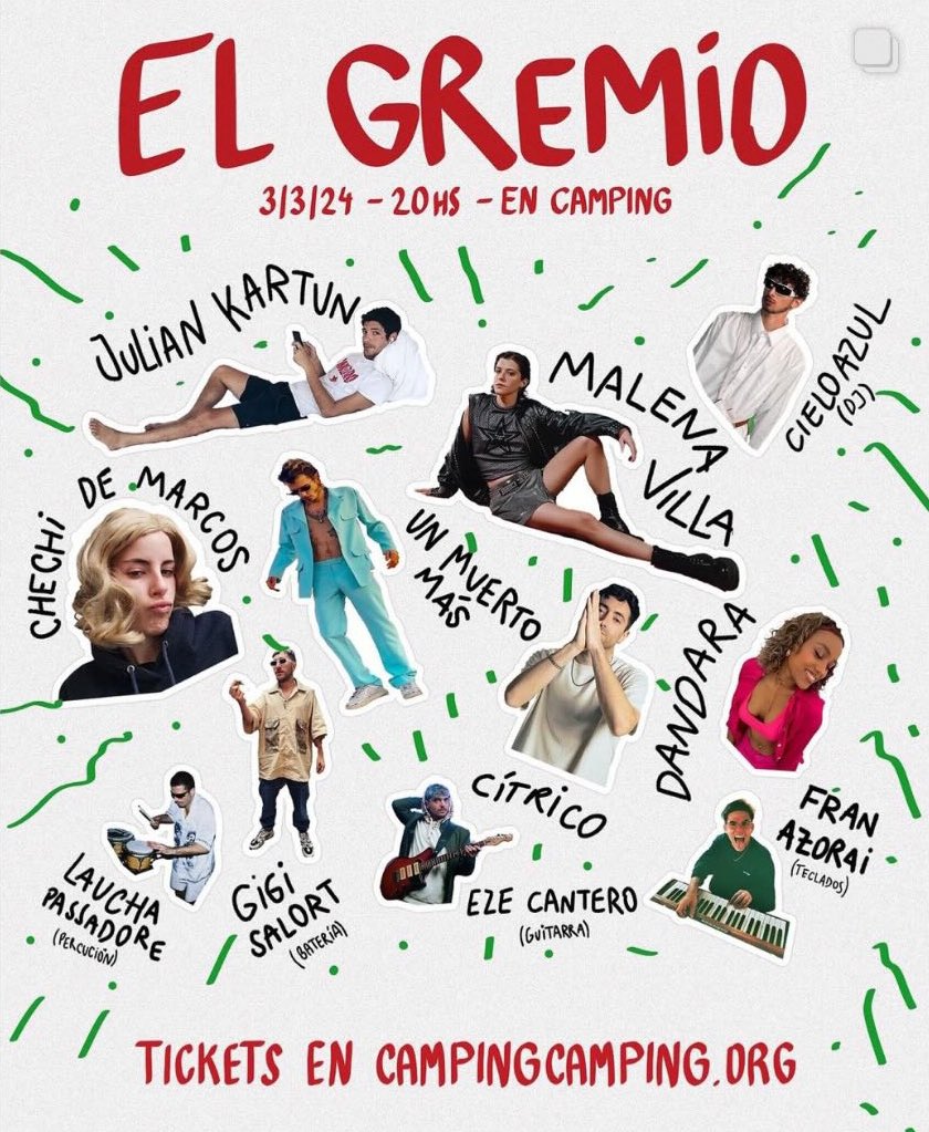 Che vengan es literalmente una fecha imperdible