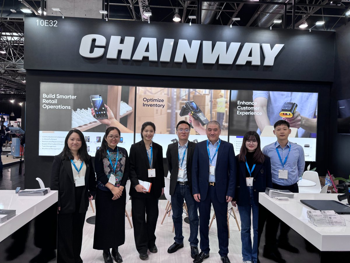 chainway2005's tweet image. EuroCIS 2024 is currently underway. We are at Hall 10, booth #10E32 welcoming your visit!
#EuroCIS2024 #RFIDReader #Handheldcomputer #RFIDScanner #Retail