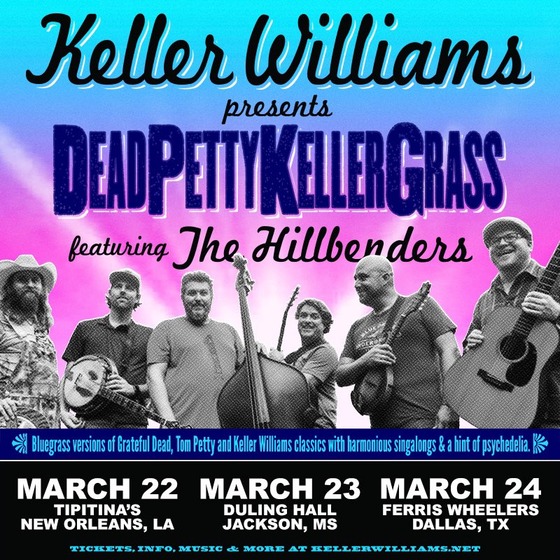 Let’s get Grassy! @Tipitinas + @DulingHall + @FerrisWheelers1 @Hillbenders 🎟️ kellerwilliams.net/shows