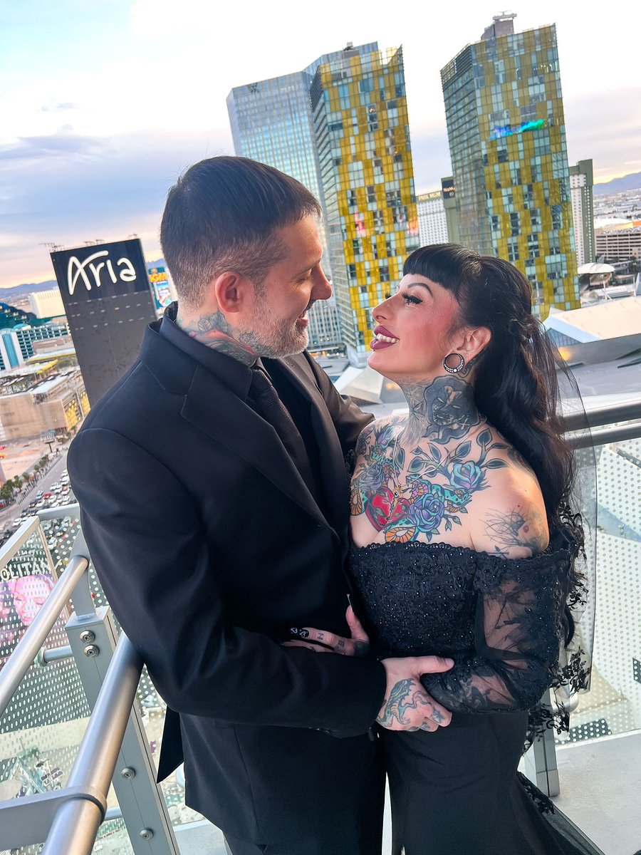 My husband and I had the gothic wedding of our dreams this past weekend! Now we're looking forward to our honeymoon cruise in September! If you would like to donate to our Honeyfund, please do!! honeyfund.com/site/the_wesle…