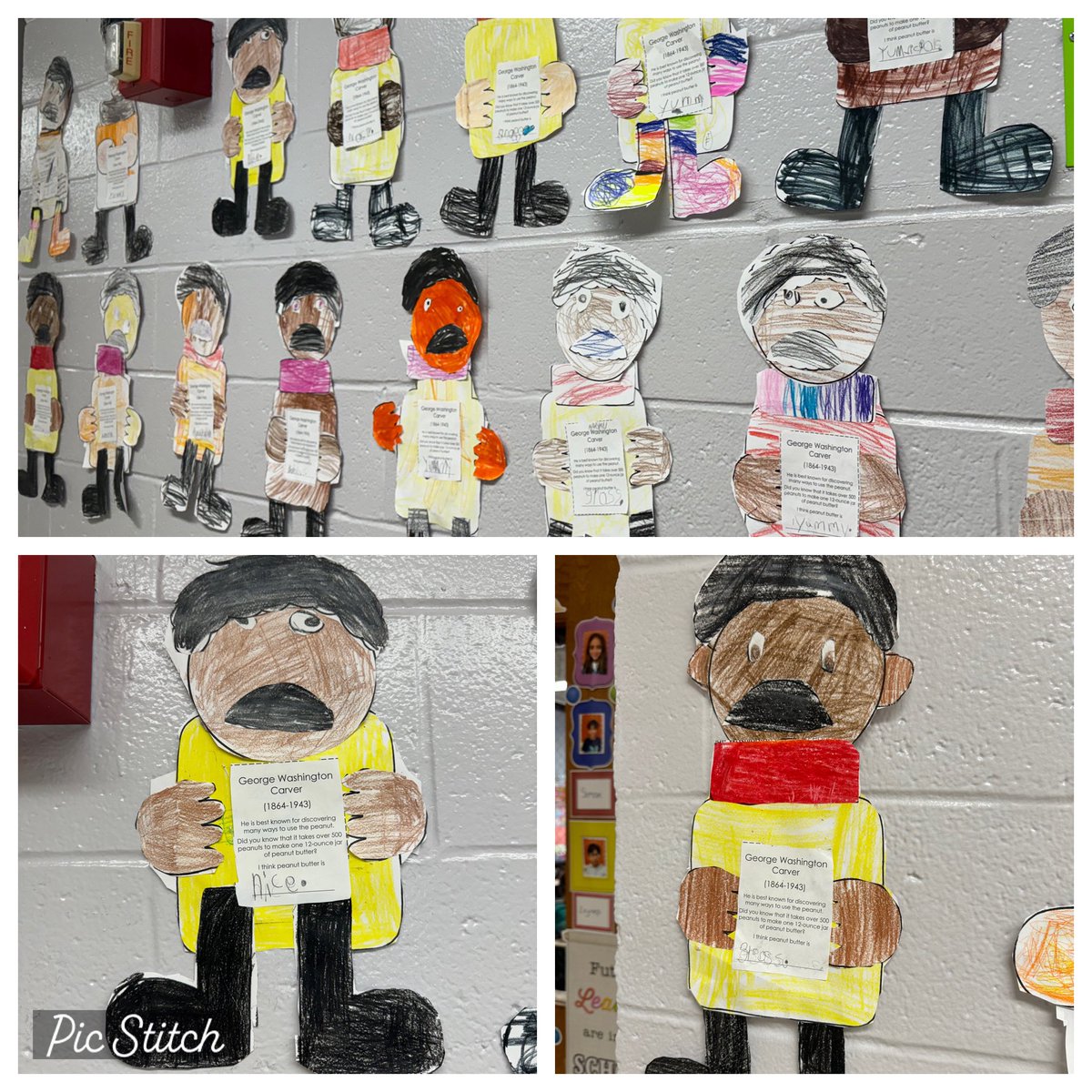 Through the month of February we learned about so many influential people for #BlackHistoryMonth, but I think one of my students favorites was George Washington Carver.
