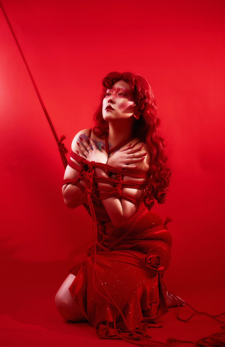 🔴

Model：Sweetest Venus
P&amp;R：Mosaic cat

#shibari#bondage#kinbaku #绳缚#縛り#緊縛#kinky https://t.co/j2JBrSpUgg