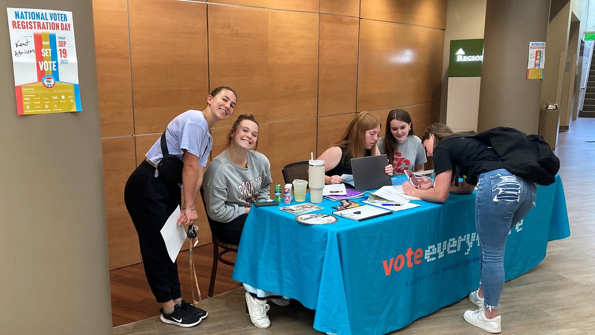 Simpson College is featured in a new U.S. Department of Education toolkit, Promotion of Voter Engagement for Students. Simpson is one of only 18 “ALL IN Campus Democracy Challenge” participants nationwide included in the toolkit. bit.ly/3IblANE