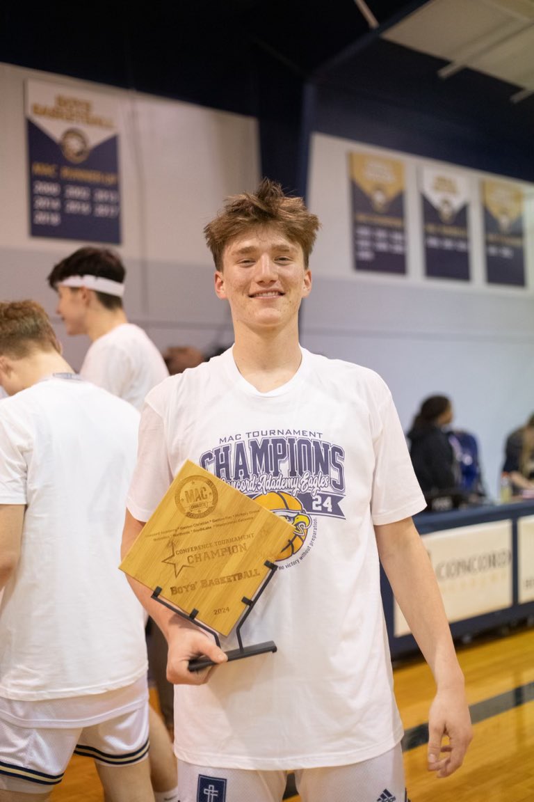 💥Congratulations to 2024 Sean Birmingham <a href="/SeanB1rmingham/">Robert Sean Birmingham</a> and 2025 Jake Benham <a href="/JakeBenham5/">Jake Benham</a> on being selected for the NCISAA 3a All- State Team‼️🦅🏀