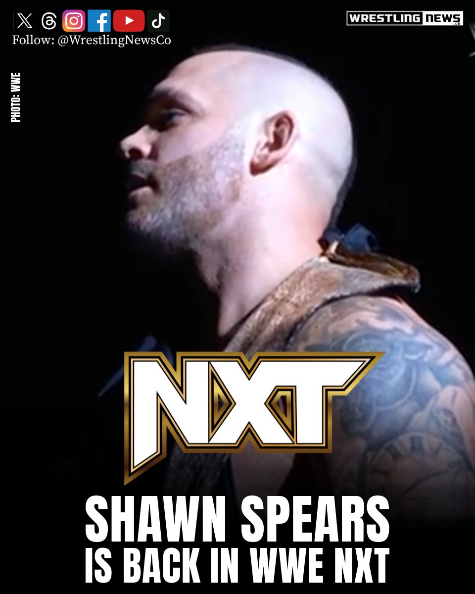 Wrestling News on X: Welcome back Shawn Spears.  /  X