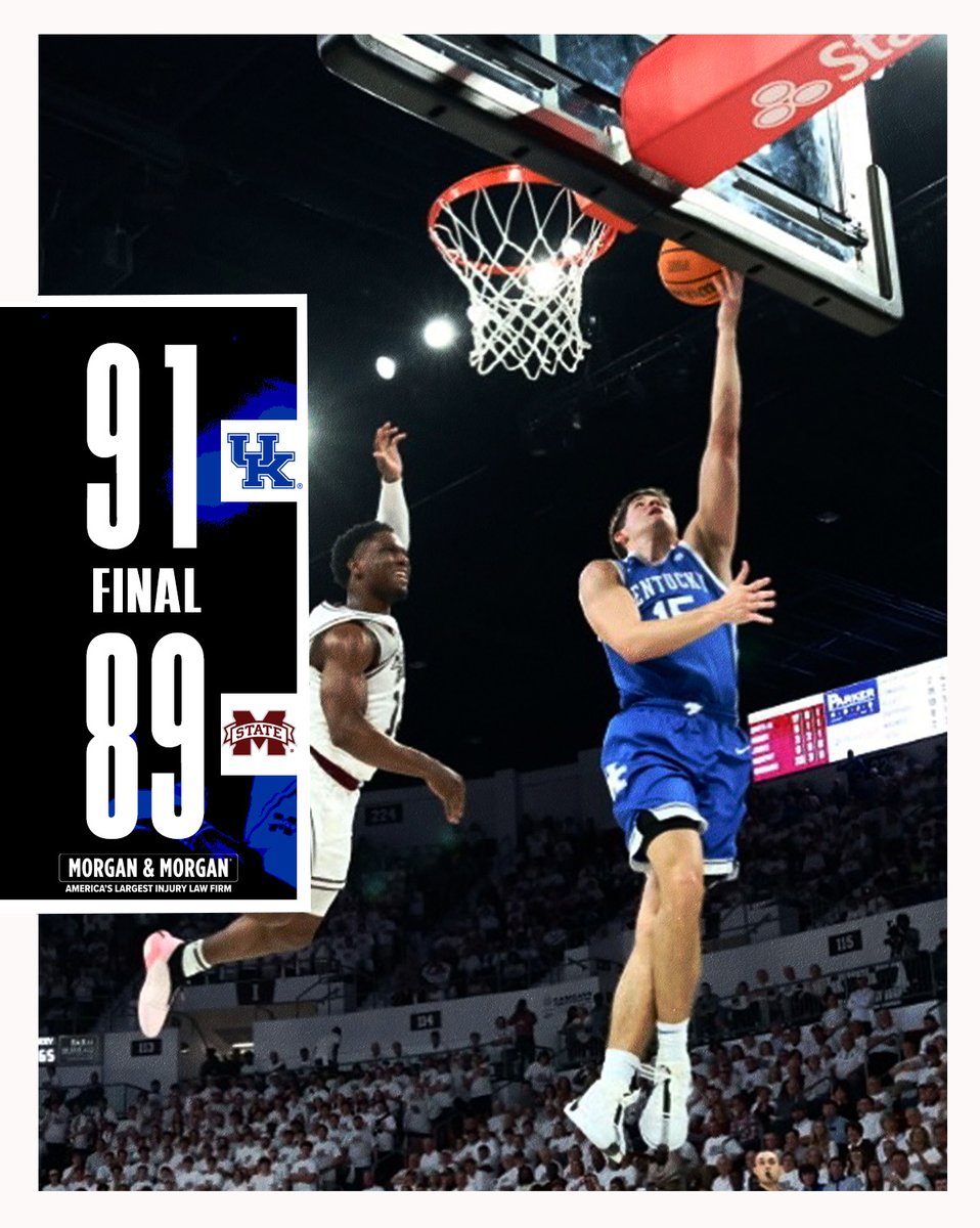 KentuckyMBB's tweet photo. Come from behind WIN. https://t.co/92rKfS4UXZ