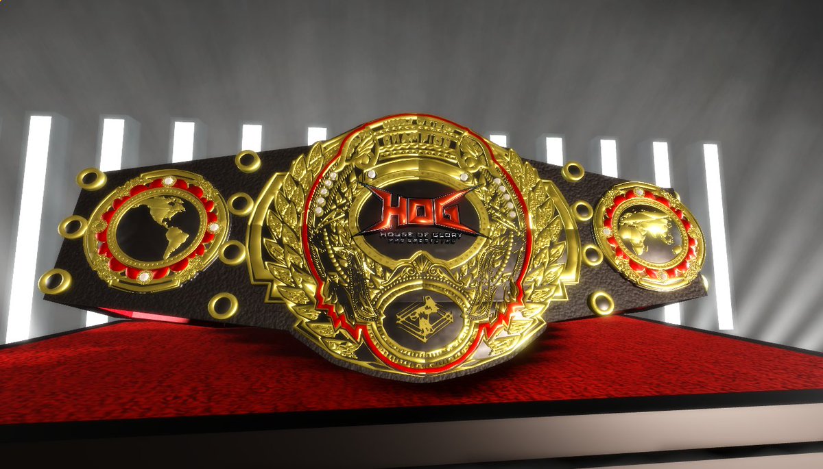 #HOG A Championship that defines the next generation superstars. Who will be next up ? Behold, The HOG Middleweight Championship.