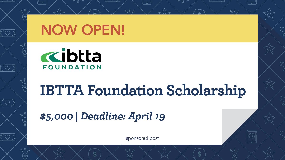College undergrads and grad students (including #HBCU students) who are interested in transportation careers: apply now for $5,000 scholarships from the @IBTTA Foundation. Learn more and apply at hubs.ly/Q02mnR9g0.