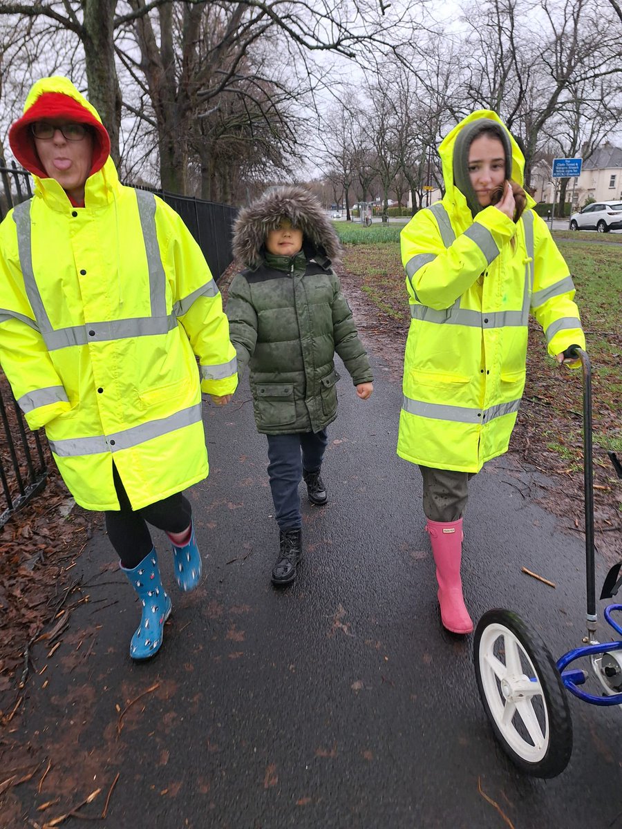 Cycling in all weathers! Well done to our boys in Maple. Wearing helmets and holding onto handlebars #stayingsafe Well done 👏👍👍