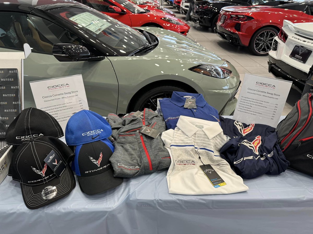 Ciocca #Corvette in #AtlanticCity had the pleasure of hosting members of the Richmond County Corvette Club! They came down to send some time reviewing the latest options, new colors for 2024 and checking out our Chevy Accessories. 🏁 #cioccaonsocial #z06 #c8 #stingray #sportscar