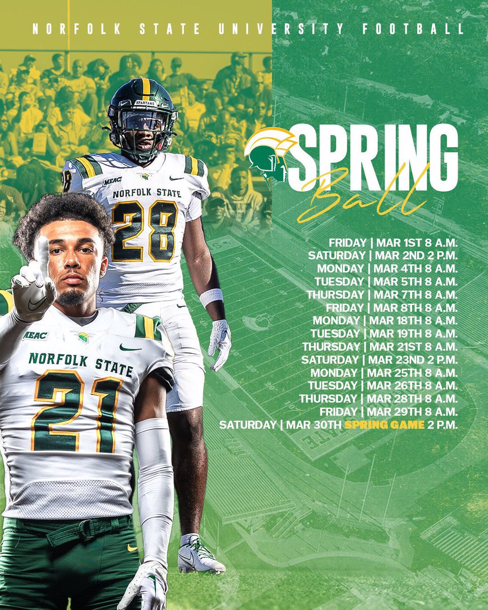 Jam packed March. Just when you thought football was over. #BEHOLD