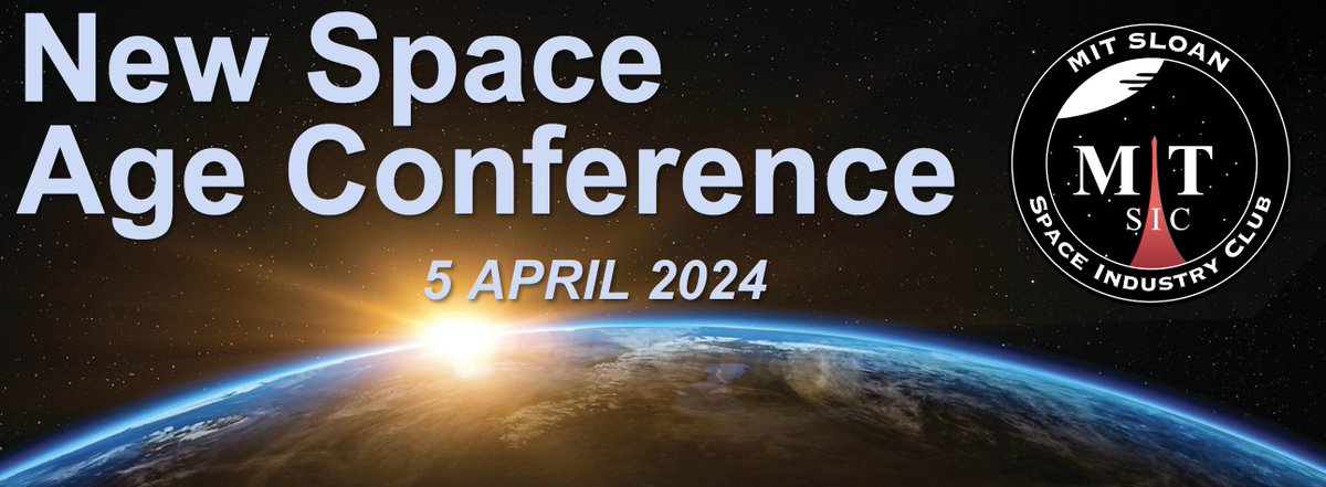 SIC_MIT's tweet image. Announcing the 9th Annual New Space Age Conference on Friday April 5th, 2024 at the MIT Media Lab in Cambridge, MA.  

Tickets are on sale now at newspaceage.org