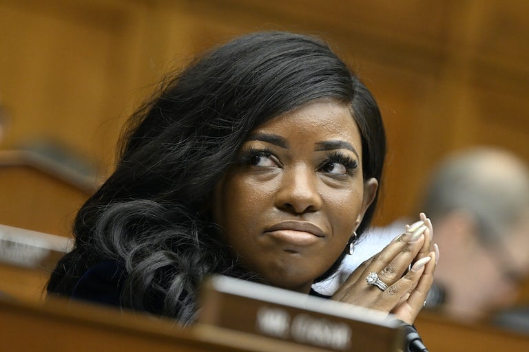 lukepbeasley's tweet photo. Congresswoman Jasmine Crockett on Republicans: “You’re being kind by calling them confused. They’re not confused. They’re stupid.” https://t.co/1TskRHYZHG