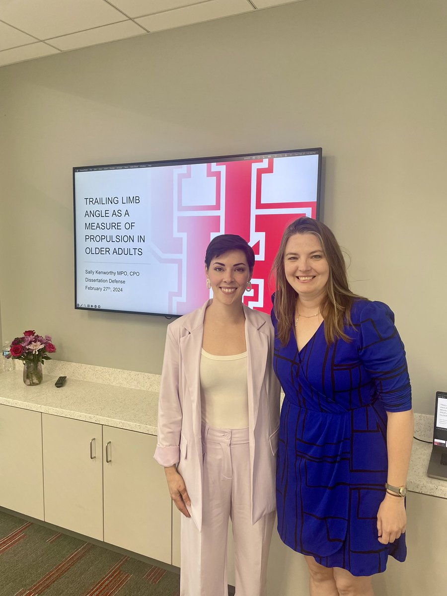 I am thrilled to announce the successful dissertation defense of Dr. Sally Kenworthy!! So excited to see this clinician-scientist make incredible contributions to #Biomechanics!!!! #womeninSTEM
