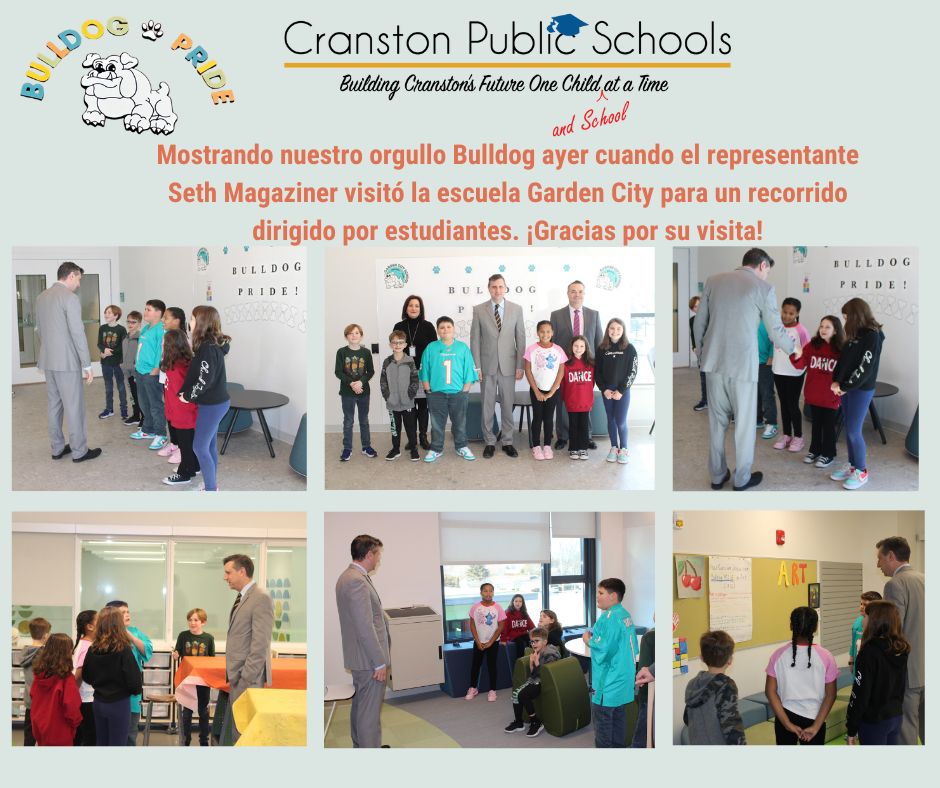 Thanks to Rep. Magaziner for his visit to Garden City Elementary School yesterday!
¡Gracias al Representante Magaziner por su visita ayer a la Escuela Primaria Garden City!
<a href="/bbyerlee/">Bryan Byerlee</a> <a href="/Rep_Magaziner/">Congressman Seth Magaziner</a>