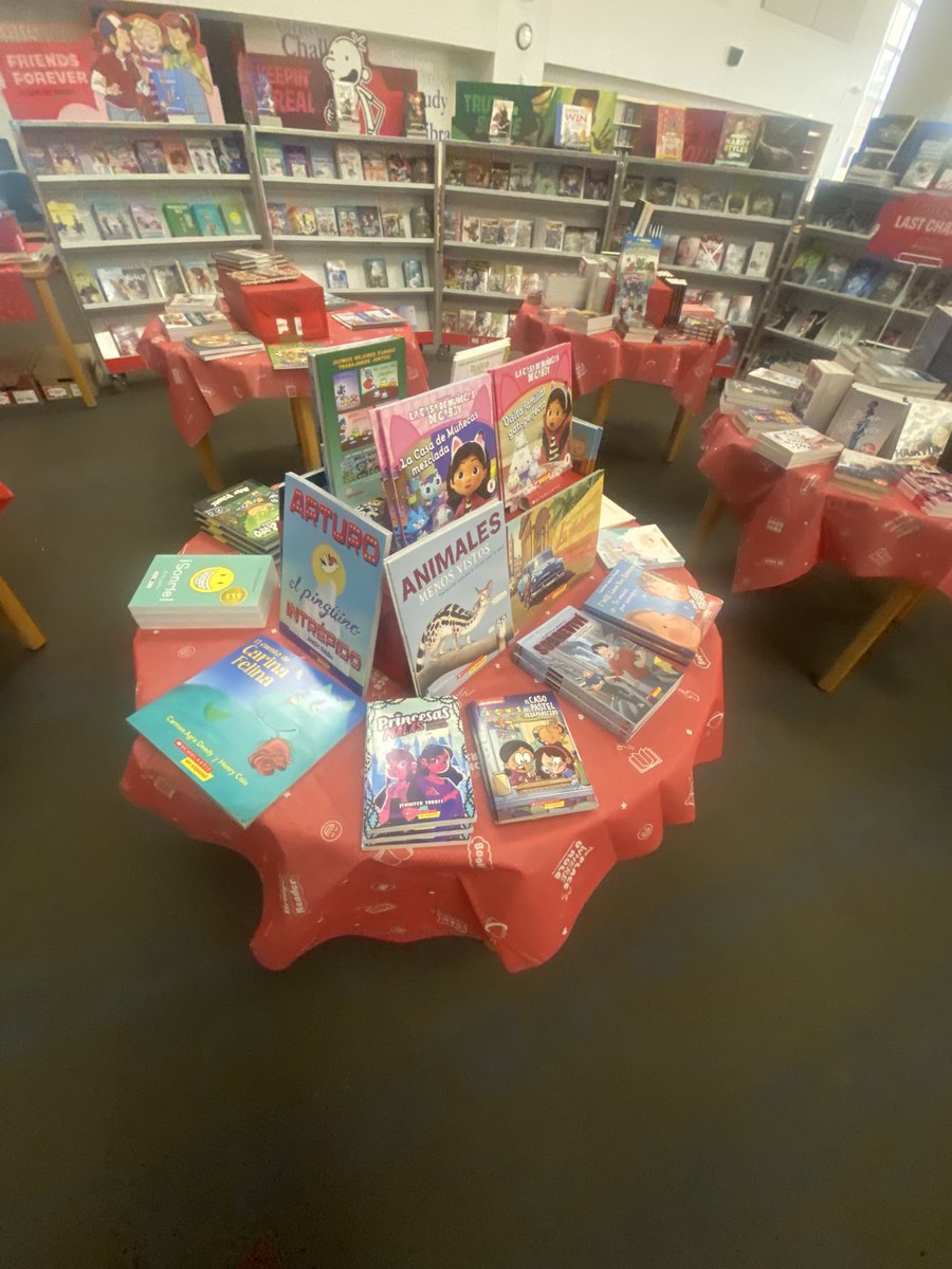 @EMS_Raiders parents, Don’t forget to stop by the library tonight for our Book Fair.