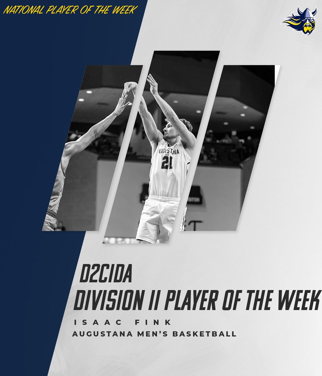 NSIC Player of the Week ✔️ D2CIDA National Player of the Week ✔️✔️ @ikefink3 is doing things on a national level ⚔️ Full Story ➡️ bit.ly/3TevBzS #BuildingChampions