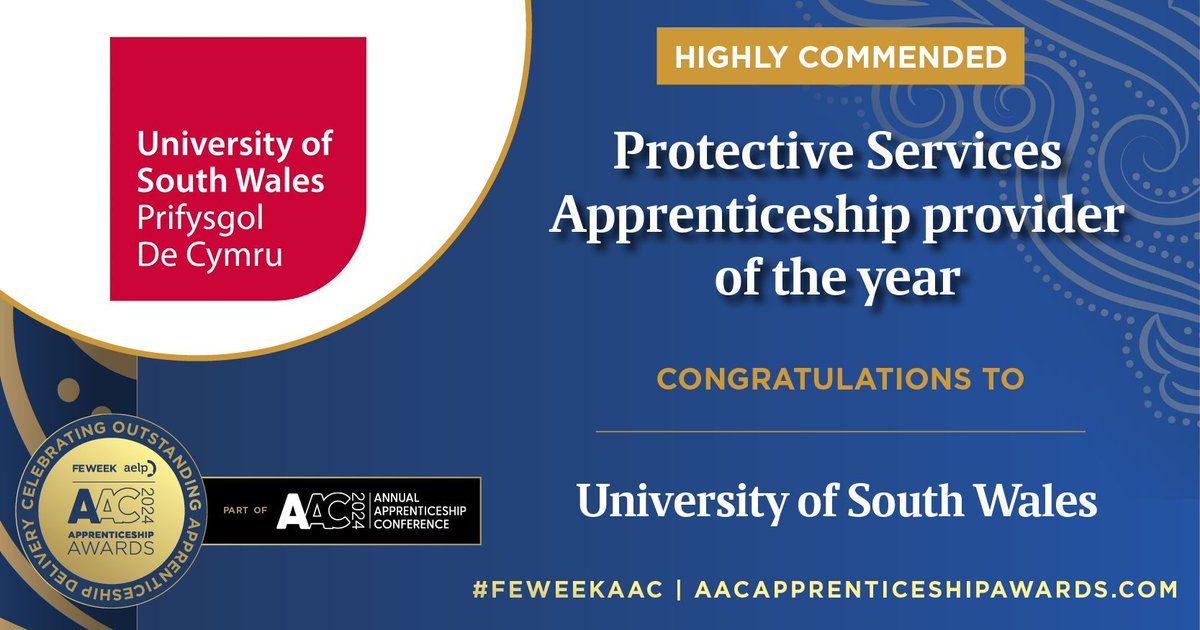 📢HIGHLY COMMENDED - 2024 @FEWeek & @AELPUK @AnnualAppConf Awards in association with @cityandguilds 📢 🎉 Congratulations to @pcdadhep ~ High Commendation for the Protective Services Apprenticeship Provider of the Year award at the 2024 @AnnualAppConf Awards! 🎉🥳 #AACAwards