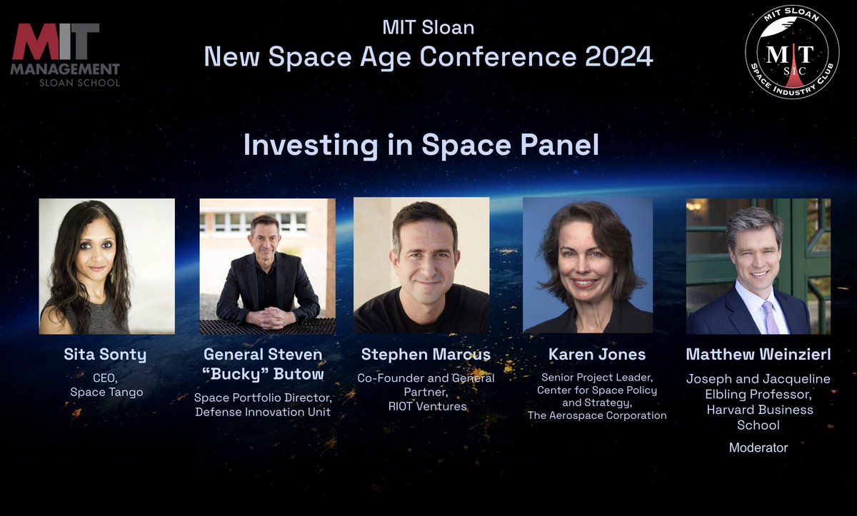 Announcing our 'Investing in Space' Panel! Join us as our panelists discuss the state of the space capital markets, how investors are adapting to new risk environments, opportunities, challenges, and how federal funds and policy affect it all.