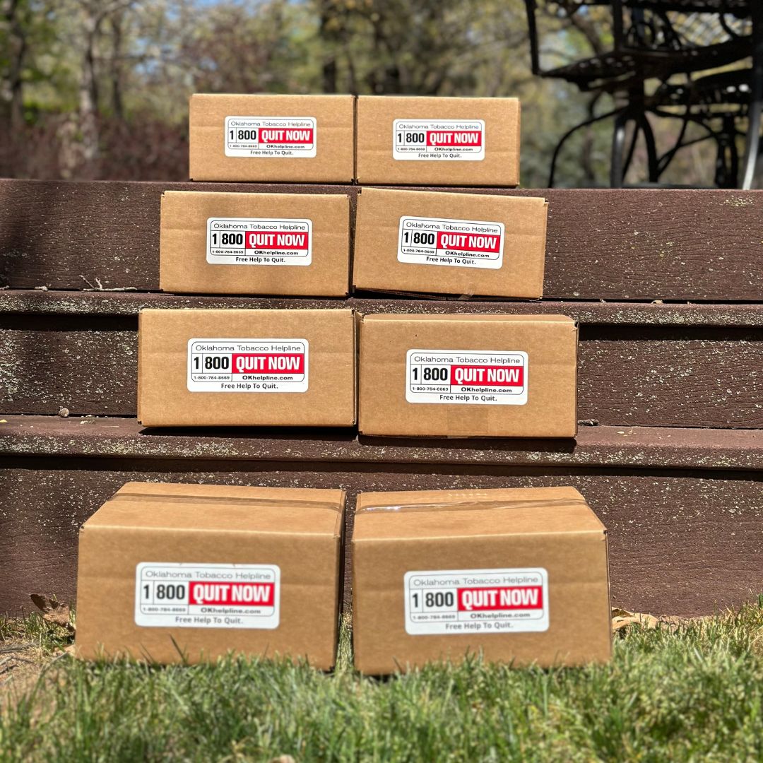 Don't miss out on your chance to get eight weeks of FREE patches, gum or lozenges. Sign up today by calling 1-800-QUIT NOW, visiting OKhelpline.com or texting READY to 34191.