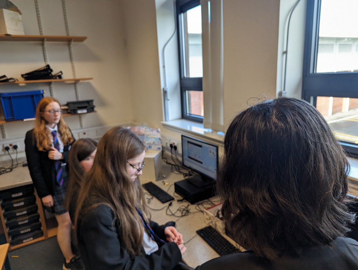 A busy media club today who were creating some Cyber Security themed stop motion animations as part of @CyberScotlandWk #CSW2024