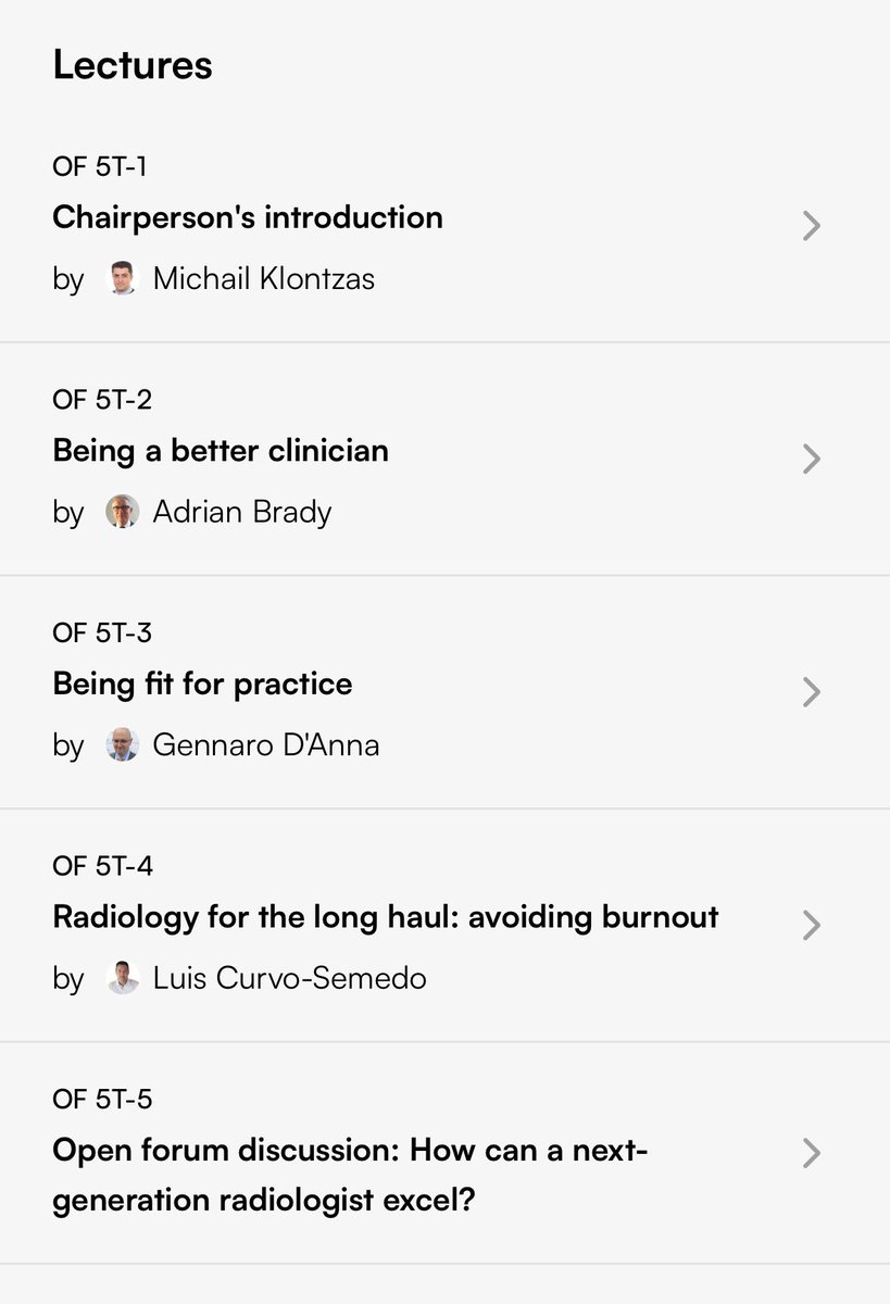 See you tomorrow at 15:00 for this very interesting session: Career development: being a better next-generation radiologist
Open Forum Trainees, Level 2
Are you fit for practice? Let's talk about it there! #ECR2024
<a href="/Klonmich/">Mike Klontzas</a> <a href="/pintodrad/">D. Pinto dos Santos</a> <a href="/InsightsImaging/">Insights into Imaging</a> <a href="/myESR/">myesr</a> #radiology