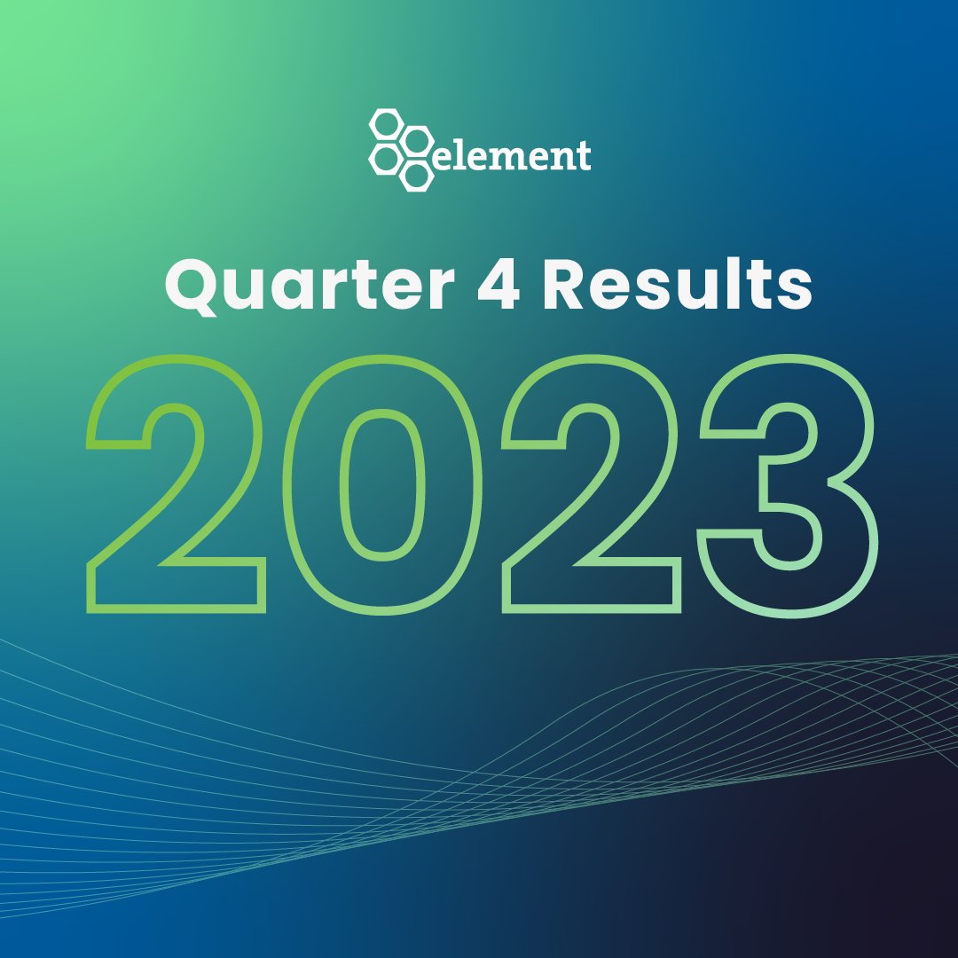 ElementFleet's tweet photo. TSE: EFN /
@ElementFleet reports a strong fourth quarter and record 2023 results. For more on these results and for an update on our strategic initiatives, read our press release here →https://t.co/omWG4XQhvl
#2023Results #ElementDrivesResults #FleetManagement #ElementProud https://t.co/7El85uy2Wt