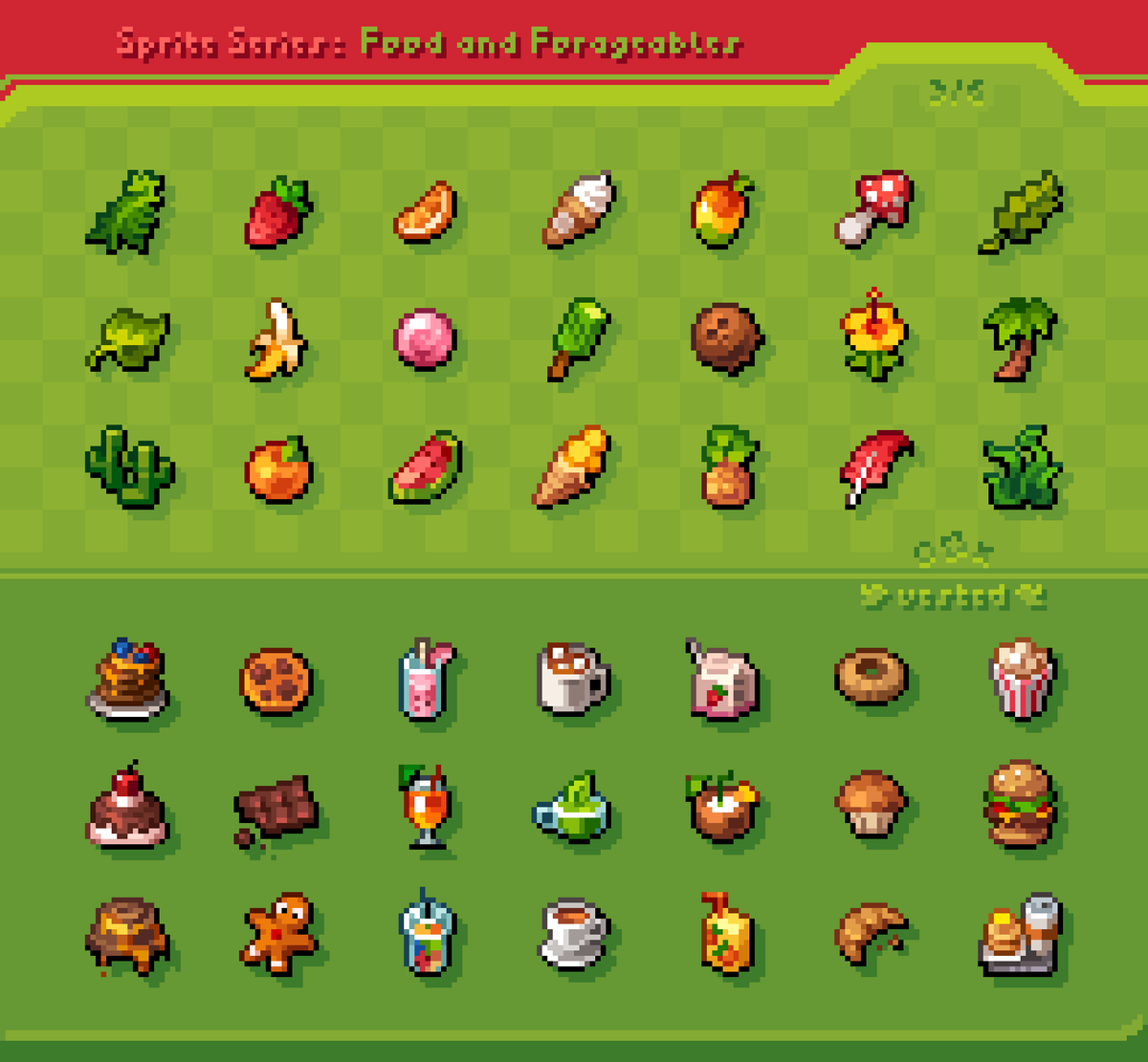 Sprite Series 3/6 - Food and Forageables!