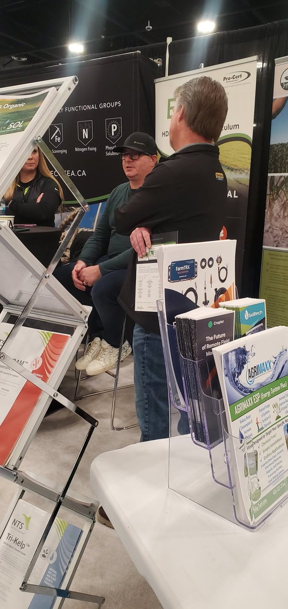 Spud growers!! Come down to our booth 612 and talk to Dale Overton, CEO of Overton Environmental @ecotea_tm and talk to him about the 3rd pty trials on enhanced spud profitability.