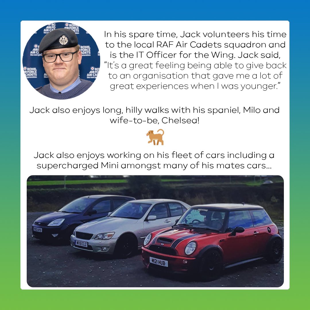 primeictlimited's tweet photo. 💙💚Meet The Team💙💚

In the hot seat this week is Jack, our ICT Services Manager.

If you have any questions for Jack, drop them in the comments and if you'd like Jack to come and take a look at your IT issues, give us a call or drop us an email. https://t.co/n5CMuOJh5Z