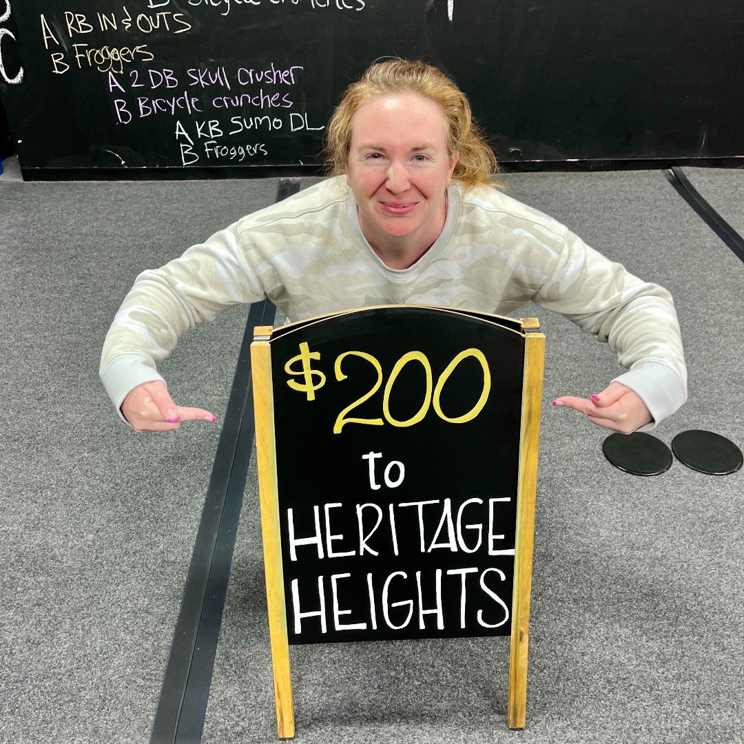 Thanks Mrs. Z for participating at the Auburn Bay Fit Body Boot Camp and raising $200 for our learning support programs!  Reach out to fitbodybootcamp.com/locations/aubu… if you TOO want a new YOU!