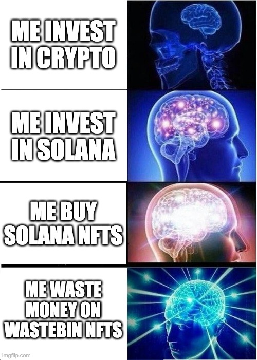 wastebin.sol (@wastebin_sol) on Twitter photo 🧠⤵️🗑️ 🧠⤵️🗑️