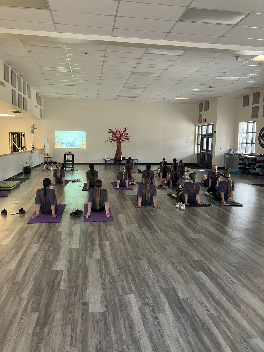 What do you do after 6 games in a week? You YOGA!