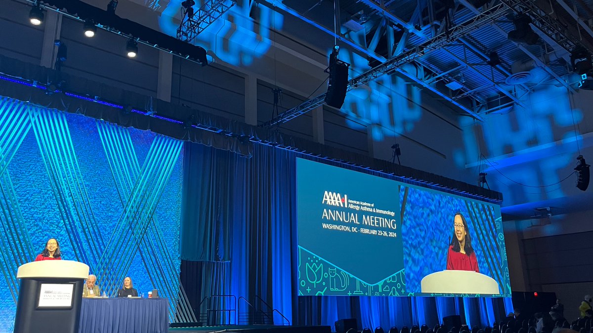 Supinda Bunyavanich presents the Plenary 'Microbial Influences on Allergic Diseases: Friends and Foes' at the American Academy of Allergy, Asthma, and Immunology (AAAAI) 2024 Annual Meeting #AAAAI24 🤩