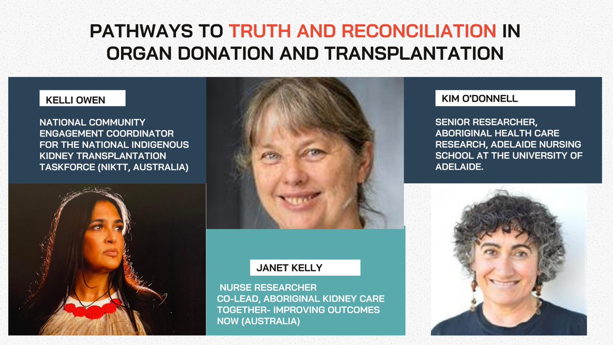Pathways to Truth and Reconciliation: Organ Donation and Transplantation *International Session* will begin in 30 minutes. We are pleased to welcome and learn from our colleagues from Australia and New Zealand. Register here: cdtrp.ca/en/truth-recon…