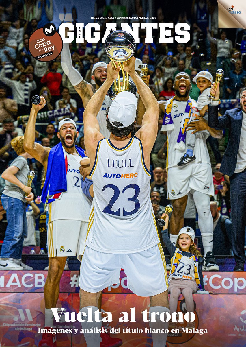 🏆 DOBLE PORTADA: revista de MARZO ❤️

🏀 Patrimonio del baloncesto 
⚪️ Vuelta al trono

💣Sorteamos 3 revistas entre todos los que hagáis RT en este tweet. 

¡Ya a la venta!: gigantes.com/tienda/revista…
