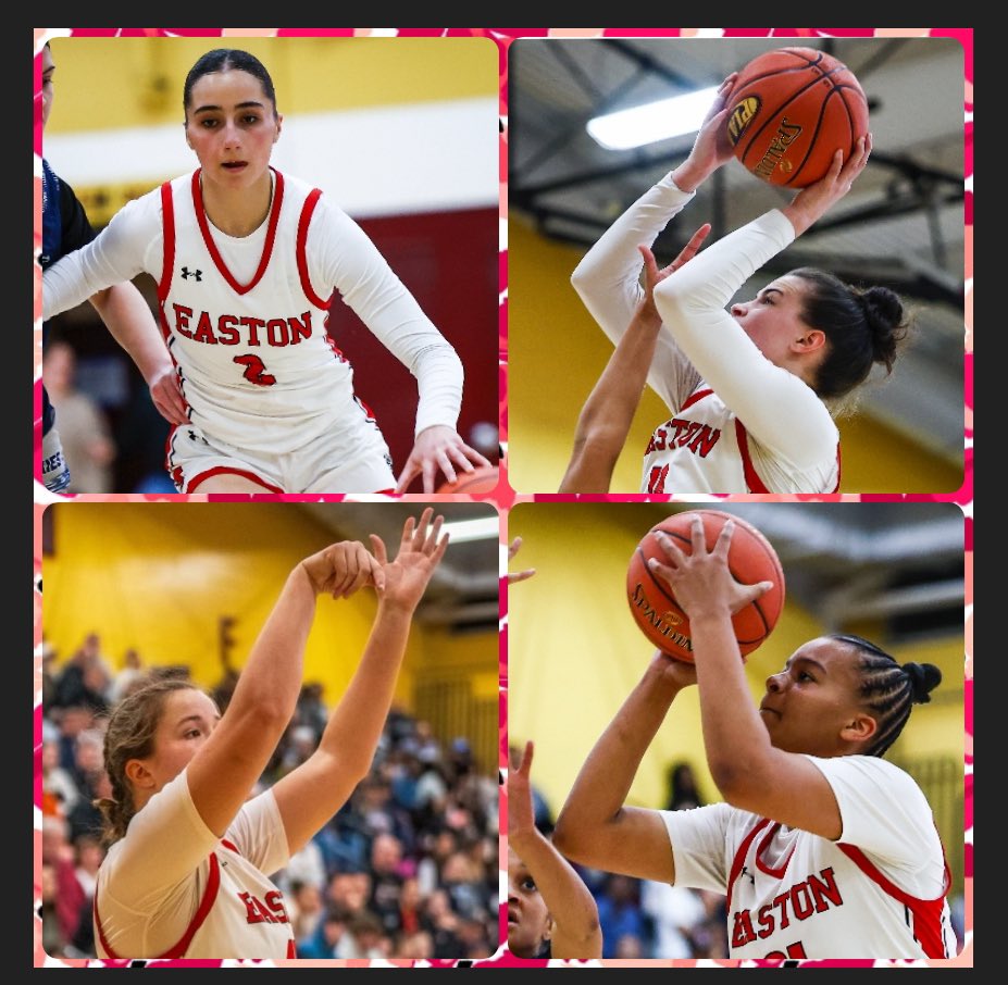 Easton Girls Basketball (@girlseaston) on Twitter photo Congratulations to our four Lady Rovers who were named EPC Honorable mentions for this past week!
<a href="/megan_elias14/">Megan Elias</a>
<a href="/evalysecole10/">Evalyse Cole</a>
<a href="/Liannacole40/">Lianna Cole</a> &
<a href="/KourinCarew/">Kourin Carew</a> Congratulations to our four Lady Rovers who were named EPC Honorable mentions for this past week!
<a href="/megan_elias14/">Megan Elias</a>
<a href="/evalysecole10/">Evalyse Cole</a>
<a href="/Liannacole40/">Lianna Cole</a> &
<a href="/KourinCarew/">Kourin Carew</a>