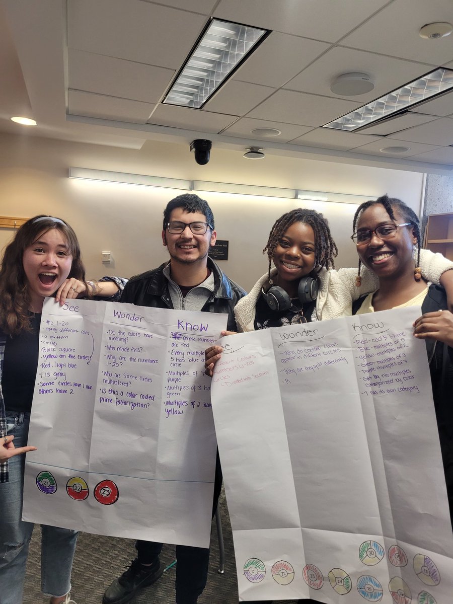 mathmarcie's tweet photo. What's better than a #VNP task with a See-Wonder-Know mixed with #primeclimb 
Thank you @MathforLove 
@BrandeisU #BrandeisMath3a  #BrandeisEd105a https://t.co/MxuK1K0cu0