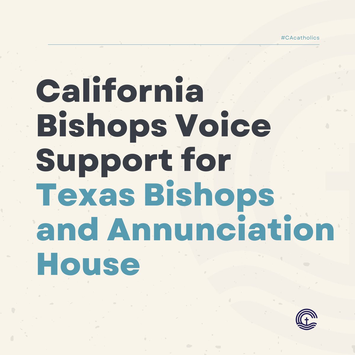 “The California Catholic Conference’s Executive Committee stands in solidarity with @BishopSeitz of the Dioceses of El Paso, Texas, as he defends the Church’s right to practice its faith and implement the corporal works of mercy.' Read Full Statement Here -