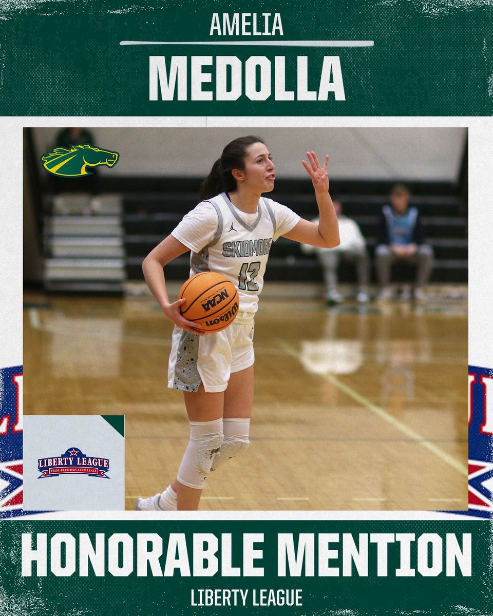 Congratulations to Amelia Medolla on her All-Liberty League honorable mention recognition!! #giddyup🐎 #gotbreds